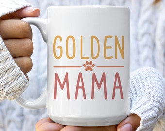 Golden Retriever Mug Dog Lover Mug Dog Lover Gift Dog Mom Coffee Mug Funny Dog Mugs Gifts For Dog Lovers Dog Owners Dog Mom Mug, 11oz 15oz