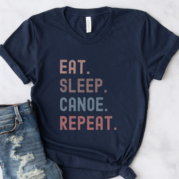 Canoe Shirt For Women And Men, Sports Lover Gifts, Outdoors Shirt, Gift For Canoeing, Adventure Shirt, Camping Crew Shirt, Funny Canoe Tee