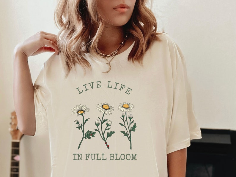 Camisa de margarita camiseta de flores silvestres camiseta Etsy España