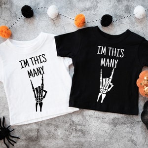 I’m this many rock on t shirt toddler birthday shirt 2 years old