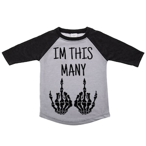 I’m this many skeleton toddler shirt 4 years old