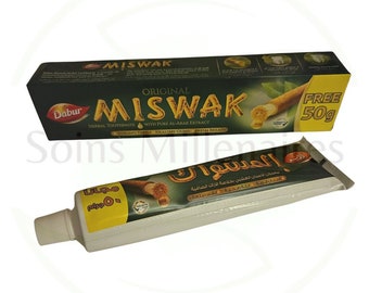 Dentifrice miswak siwak sans fluor - Original Dabur - 170GRS
