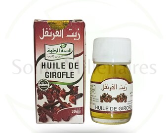 Huile de Clou de Girofle (30ml) 100% Pure et Naturelle