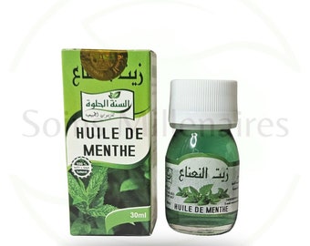 Huile de Menthe (30 ml) 100% pure et naturelle