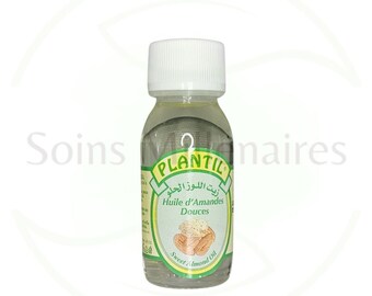 Sweet Almond Oil (60 ml) 100% pure and natural - Plantil