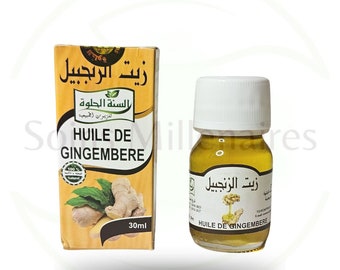 Aceite de gimgembre 30 ml 100% puro y natural