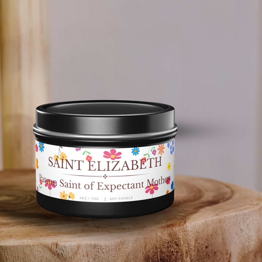 Saint Elizabeth Patron Saint of Expectant Mothers Prayer Candles 4 Oz