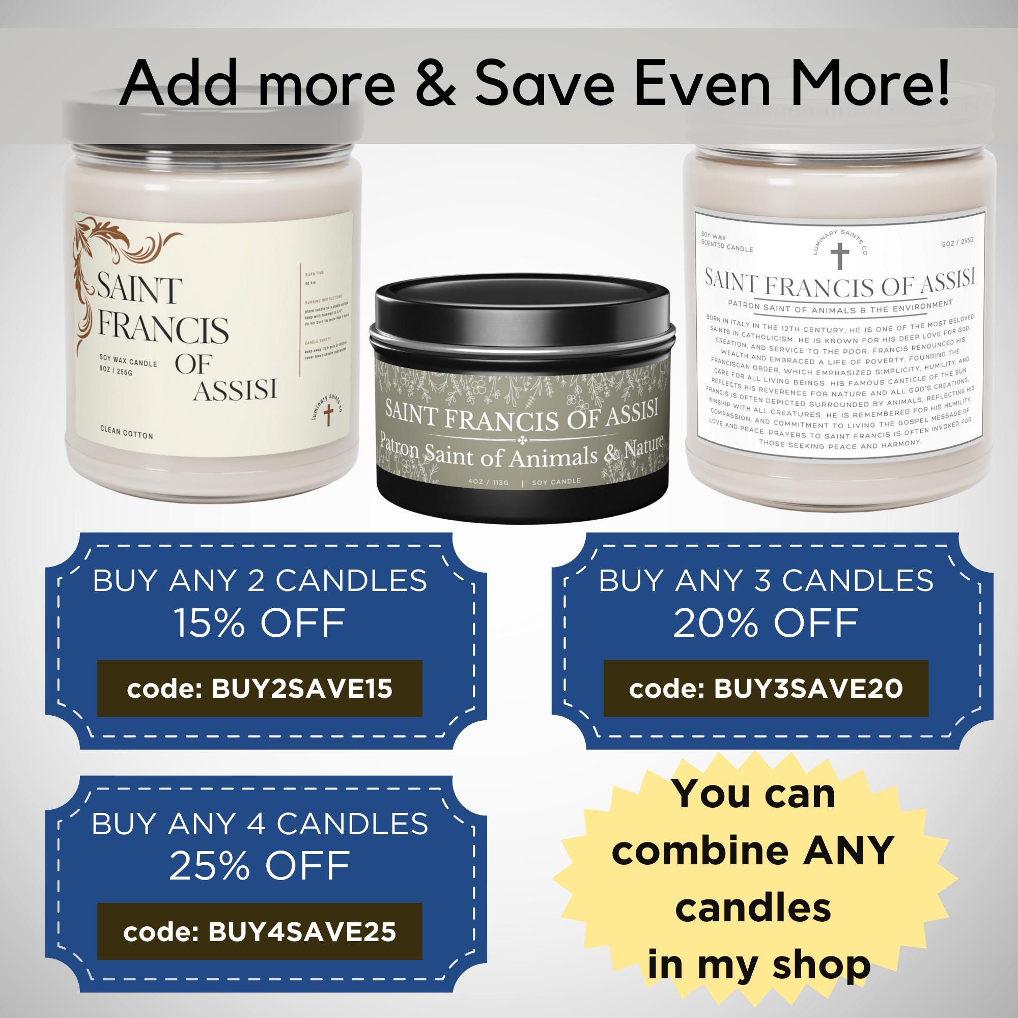 Saint Joan of Arc Candle