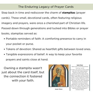 St. Peter Printable Prayer Cards Digital Printable Set for Catholics ...