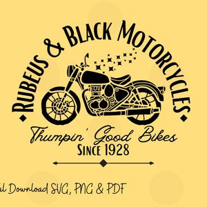 Magical Motorrad Company SVG PNG PDF Digitale Datei