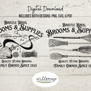 Broom supply design PNG SVG PDF