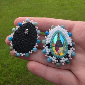 Indigenous Native Choctaw Artist Made Earrings Pow Wow - Handmade - Beadwork