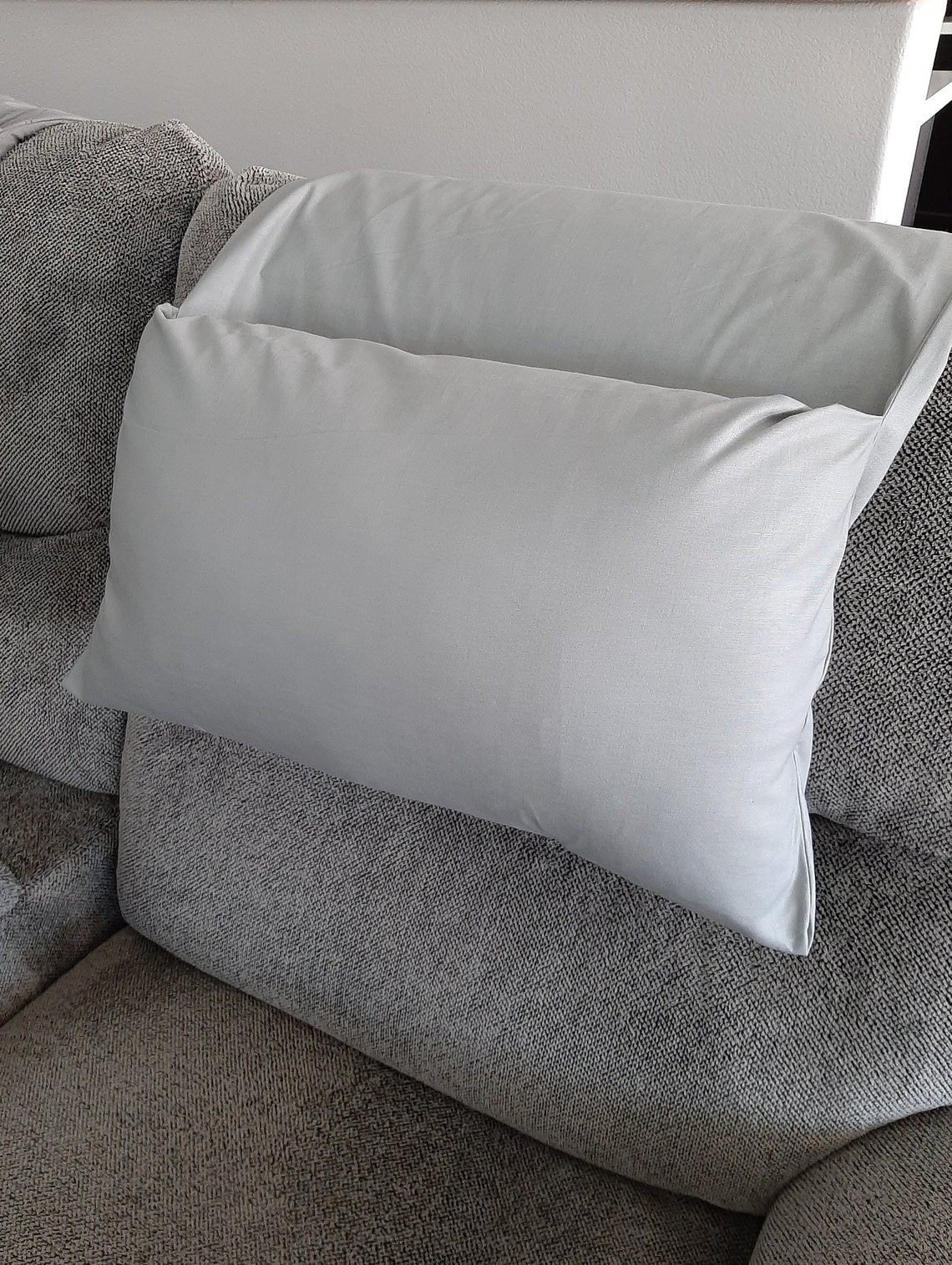 Gray Hanging Recliner Neck Head Pillow Counterbalanced With 2 Etsy