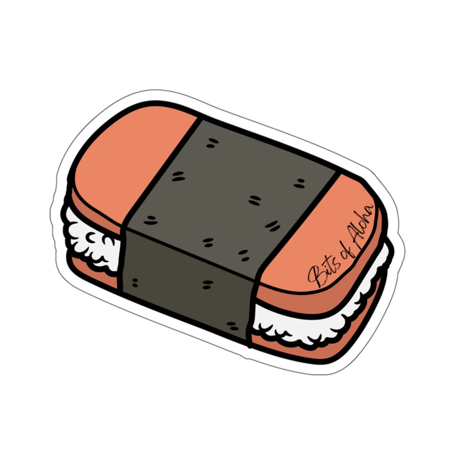 SPAM Musubi Kiss-cut Sticker - Etsy