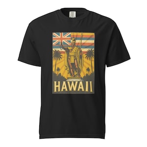 King Kamehameha Premium Graphic Tee – Hawaiian Heritage T-Shirt
