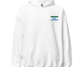 Konbini Fam Embroidered Hoodie: Designed in Hawaii