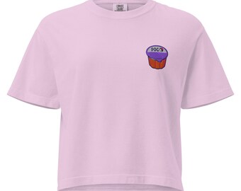 Boxy Embroidered POG Juice Tee – Hawaiian Airlines-Inspired Design
