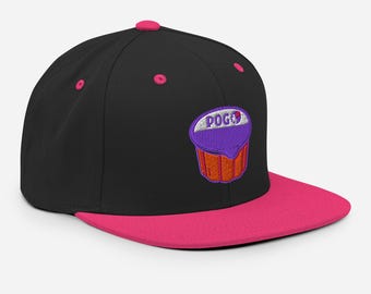 POG Juice Embroidered Snapback Hat - Hawaiian Airlines-Inspired Cap