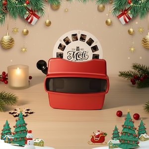 Custom Viewmaster Viewfinder for Birthday, Anniversary - Personalized Photo Gift For Christmas, Couples Boudoir Retro Keepsake, Retro Gift