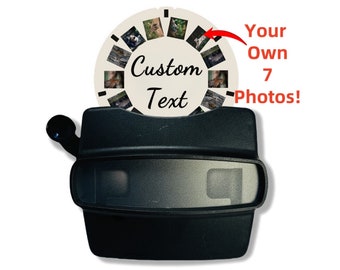 Personalized Vintage Viewer for Grandpa - Custom Photo Gift for 60th, 70th, 80th Birthday | Retro Memory Keepsake, Milestone Celebration