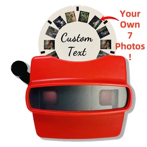Custom Viewmaster Viewfinder for Birthday, Anniversary - Personalized Photo Gift Father's Day, Couples Boudoir Retro Keepsake