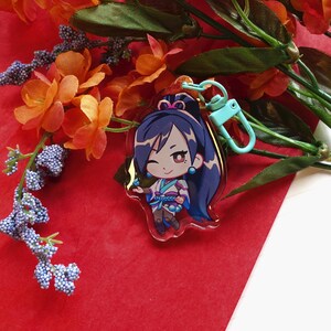 Reyna Keychain Valorant Acrylic Keychain Ft. Sage and Reyna - Etsy