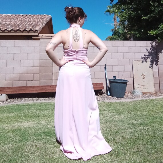 60's Halter Maxi Dress - image 3