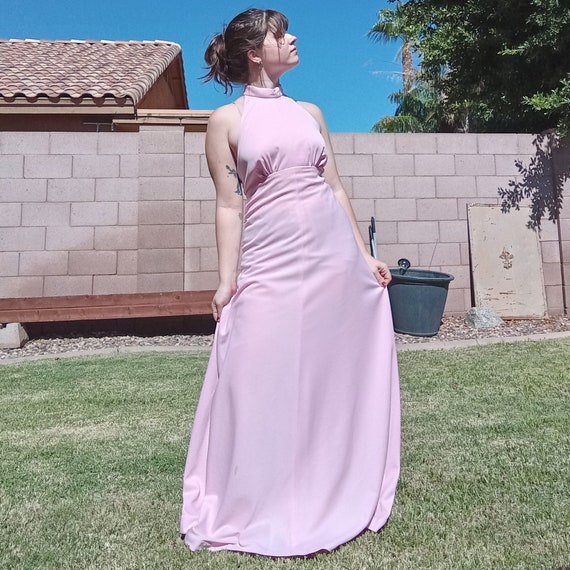 60's Halter Maxi Dress - image 2