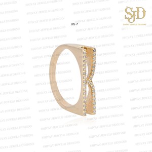 Anillo inicial de diamantes de oro de 14K, anillo de letras personalizadas de diamantes pavimentados, anillo inicial personalizado de oro, anillo minimalista, joyería de anillo de alfabeto, regalo