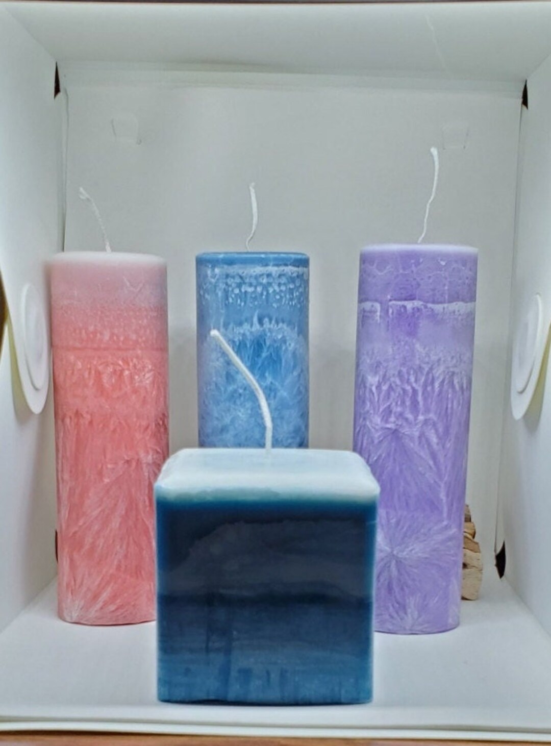 Palm Wax Pillar Candles Etsy