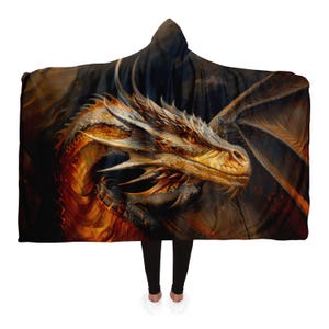 Manta con capucha de dragón / Manta acogedora para niños / Manta de disfraz de dragón / Manta con capucha / Regalo divertido para niños