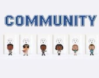 Community - Community Show - Jeff Winger - Annie Edison - Troy Barnes - Abed Nadir - Shirley Bennett - Senor Ben Chang