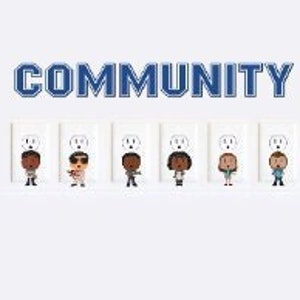 Community - Community Show - Jeff Winger - Annie Edison - Troy Barnes - Abed Nadir - Shirley Bennett - Senor Ben Chang