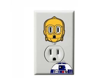 C3PO and R2D2 - Stickers - Star Wars Legion - Custom Stickers - Star Wars - Star Wars Cosplay - Valentines gift for him - Star Wars Helmet