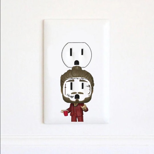 Post Malone - Custom Stickers - Stickers - Valentines Gift For Him - Post Malone Crocs - Gifts - Post Malone Shirt - Printable Wall Art