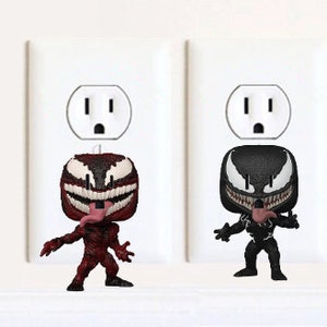 Venom Stickers - Carnage - Spiderman - Venom Sleutelhanger - Kerstcadeau - Halloween - Wall Art Sticker - Custom