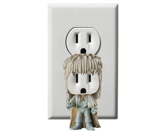 Ziggy Stardust - Jareth - David Bowie - Electric Outlet Wall Art Sticker