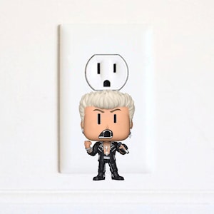 Billy Idol - Aufkleber - Rock - 80er Jahre - Musik - Kunst - Aufkleber - Steckdose Wandkunst Aufkleber