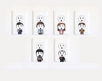 The Office - Michael Scott - Jim Halpert - Pam Beesly - Dwight Schrute - The Office TV Show Gifts - Office Accent Wall - Office Decor