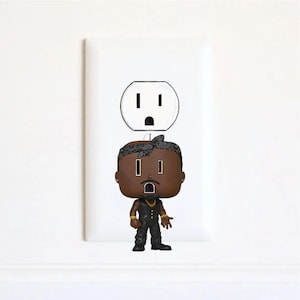 Tupac - Aufkleber - Tupac Poster - 2pac - Tupac Shakur - Aufkleber - Hiphop - Wohnkultur - Wand-Dekor - Vinyl - Geschenke