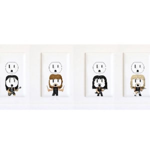 Metallica - Valentines gift for him- Heavy Metal - James Hetfield - Lars Ulrich - Kirk Hammett - Robert Trujillo - Wall Art Sticker