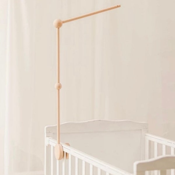 support de bras de suspension pour mobile en bois pour bébé | en bois naturel pour une utilisation dans la chambre de bébé | cadeau | baby shower