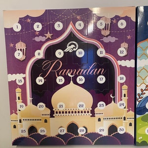 Calendrier du Ramadan pour enfants personnalisé, calendrier du Ramadan avec  nom en bois, Figure de mosquée Ramadan Kareem, cadeau Ramadan, hellomini -   France