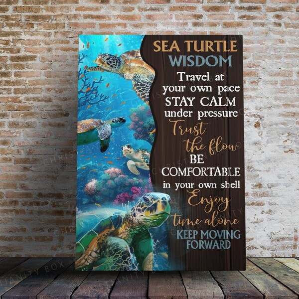 Turtle Wisdom - Etsy