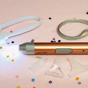 Wiederaufladbarer LED DP Stift - Enthält 4 Tipps zur Diamantmalerei