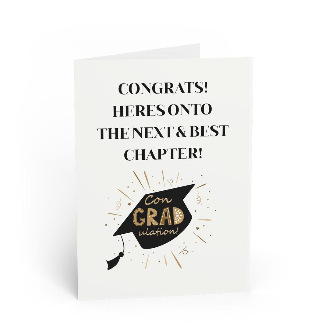 Congrats Graduation Cap Greeting Card | Graduation Card, Class of 2026 ...