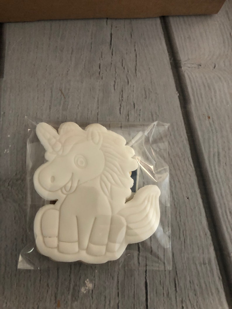 Paint Your Own Unicorn and Rainbow Cookies, Individually Wrapped With