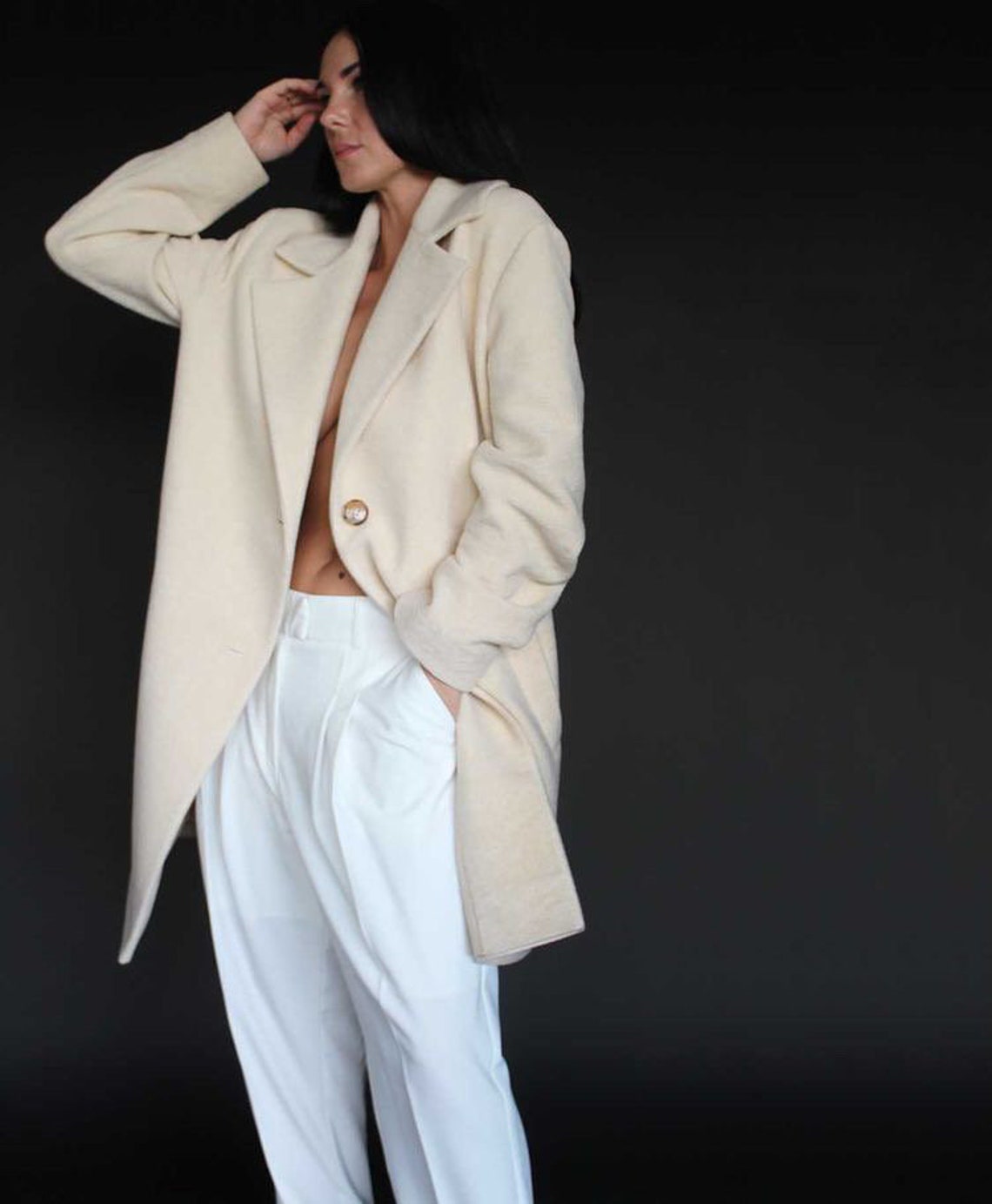 LAMINAR - Woman - Beige - Coat main image 1