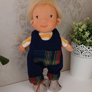 Boy Waldorf Doll, Wool Stuffed Doll, Organic Doll ,Gift For Brother zdjęcie 7