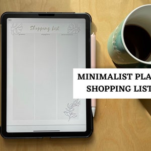 BUNDLE 3 pack: Minimalist Plant Trackers Digital Printable Download iPad Planner for GoodNotes, Notability, etc. image 5